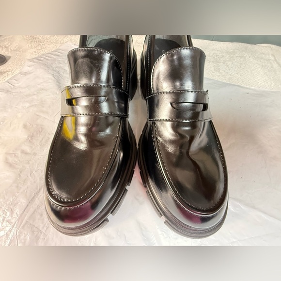 Sincerely Jules Shiny Black Loafers main image 6